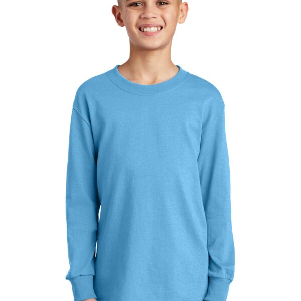 Youth 5.4oz Cotton Long Sleeve T-Shirt Thumbnail